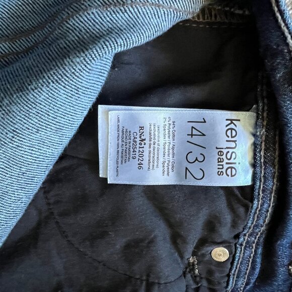 Kensie The Savannah Jeans High Rise Flare | Sz 14 / 32 - Picture 4 of 10